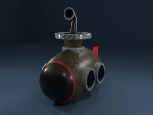 submarine 3d 3D Model