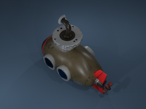 submarine 3d 3D 모델