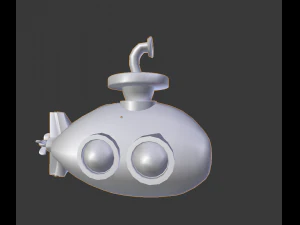 submarine 3d 3D Model