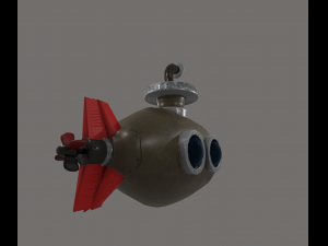 submarine 3d 3D 모델