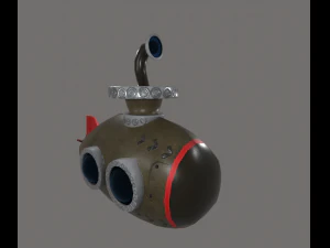 submarine 3d 3D Model