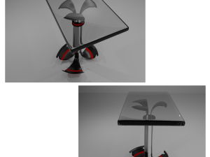 tabel chairs 3D 模型