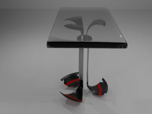 tabel chairs 3D Model