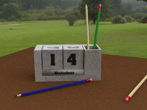 calendar of cubes for printing 3D Print Model