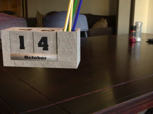 calendar of cubes for printing 3D Print Model