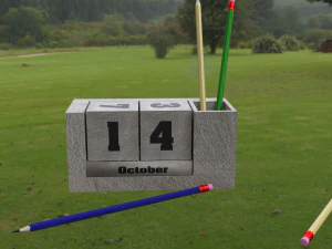 calendar of cubes for printing 3D Print Model