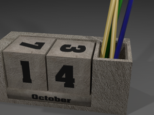 calendar of cubes for printing Modelo de impresión 3D