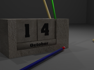 calendar of cubes for printing Modelo de impresión 3D