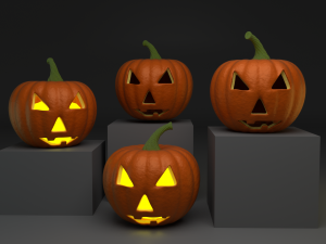 halloween pumpkin 3Dモデル