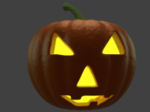 halloween pumpkin 3Dモデル