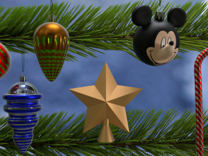 3d christmas balls and toys 3Dモデル