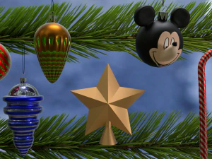 3d christmas balls and toys 3D Model