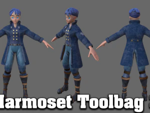 calladine adventure - stylized character low-poly 3D Model