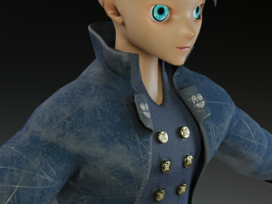 calladine adventure - stylized character low-poly 3D Модель