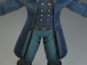 calladine adventure - stylized character low-poly 3D Модель