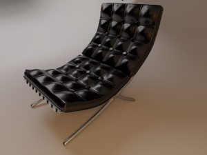 chair barcelona 3d 3D Модель