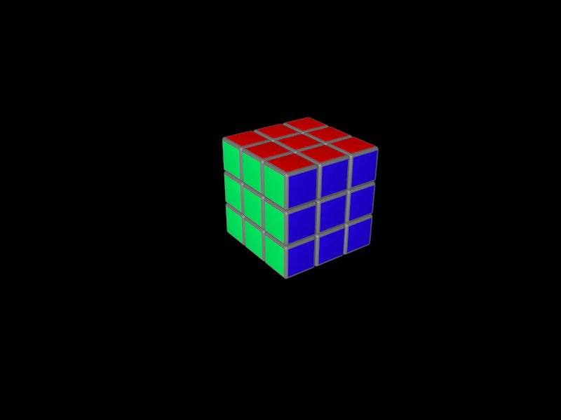 rubiks cube 3D Model .c4d .max .obj .3ds .fbx .stl .blend