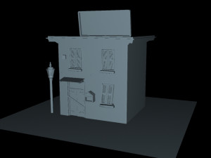 restaurant and bar Model 3D