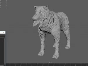 wolf 3D Model