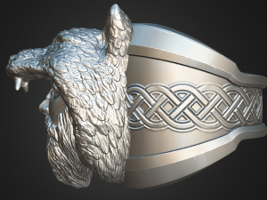 celtic ring 3Dプリントモデル