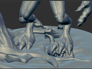 Werewolf 3D Print Model