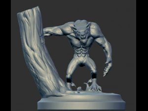Werewolf 3D Print Model