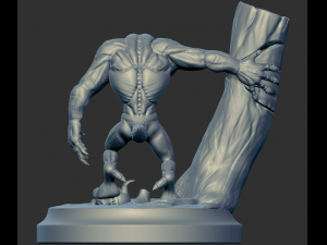 Werewolf Model Cetak 3D