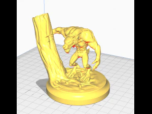 Werewolf 3D Print Model