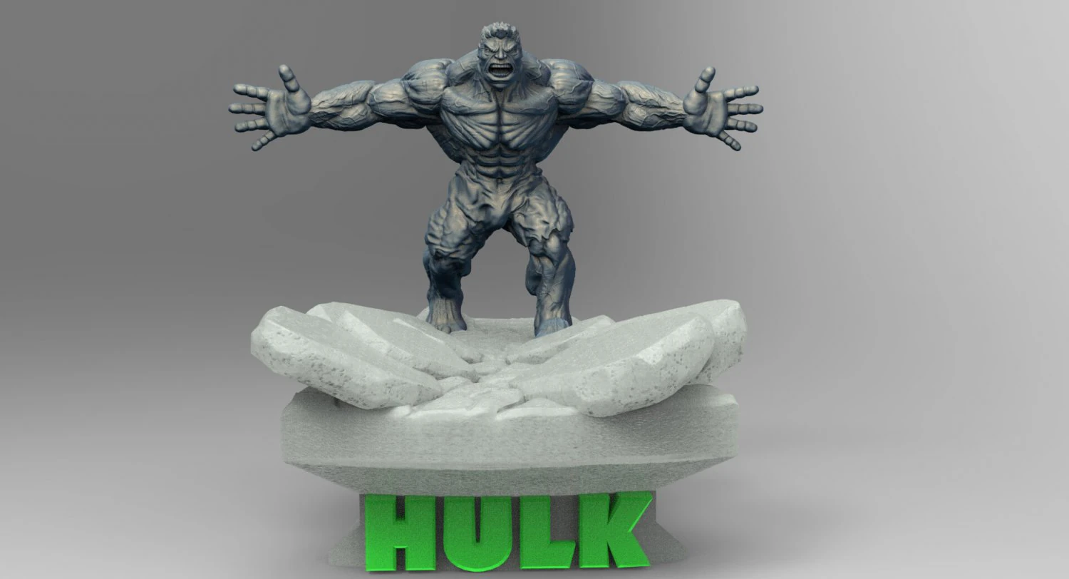 Hulk Modello di stampa 3D .c4d .max .obj .3ds .fbx .stl .blend 