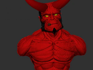Hellboy 3D Print Model