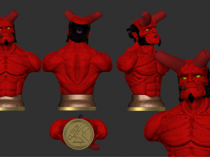 Hellboy Modelo de Impressão 3D