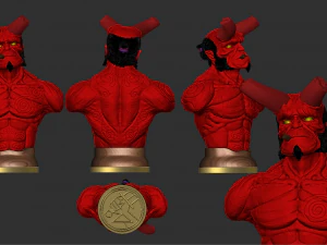 Hellboy 3D Print Model