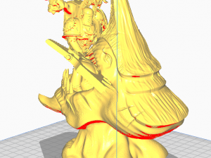 Warrior and monster Modello di stampa 3D