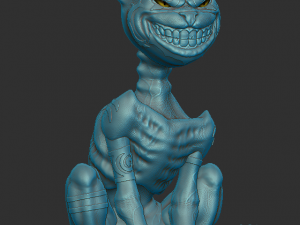 Cheshire Cat Modelo de Impressão 3D