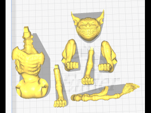 Cheshire Cat Modelo de Impressão 3D