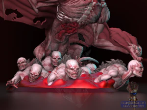 Vampire statue 3D Print Model