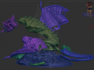Vampire statue 3D Print Model