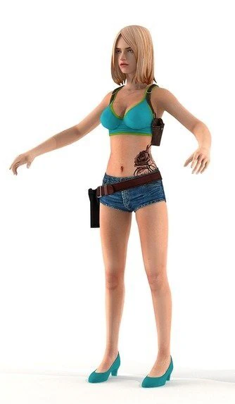 blaw beachwear - skill - special force 2 3D Model .c4d .max .obj .3ds .fbx .stl .blend 