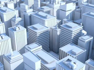 19 low poly buildings 3D 모델