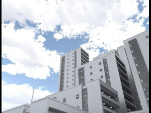 residential building set 3D 모델