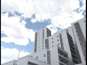 residential building set 3D Model