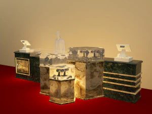 mücevher vitrini 3D Model