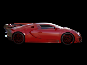 bugatti divo with full interior 3D Model