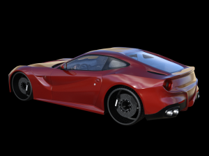 ferrari 458 sport car 3D 模型