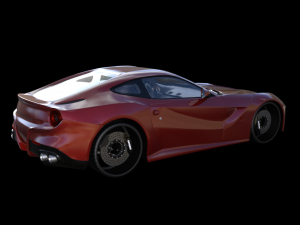ferrari 458 sport car 3D 模型