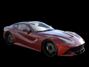 ferrari 458 sport car 3D 模型