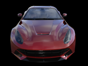 ferrari 458 sport car 3D 模型