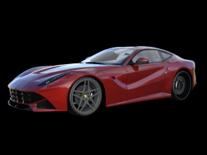 ferrari 458 sport car 3D Model