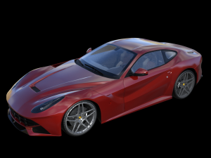 ferrari 458 sport car 3D 模型