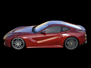 ferrari 458 sport car 3D Model